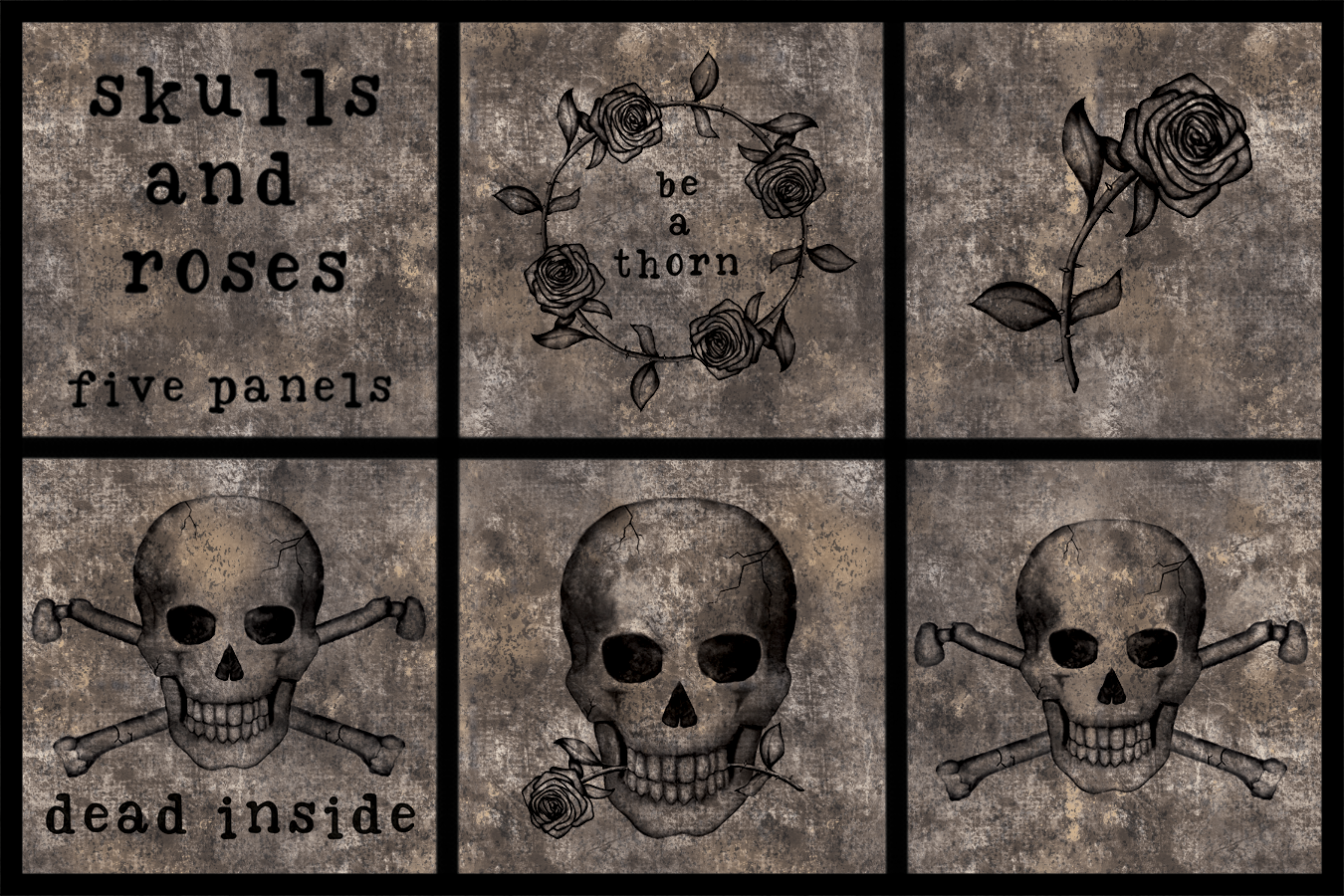 Skulls and Roses - Individual