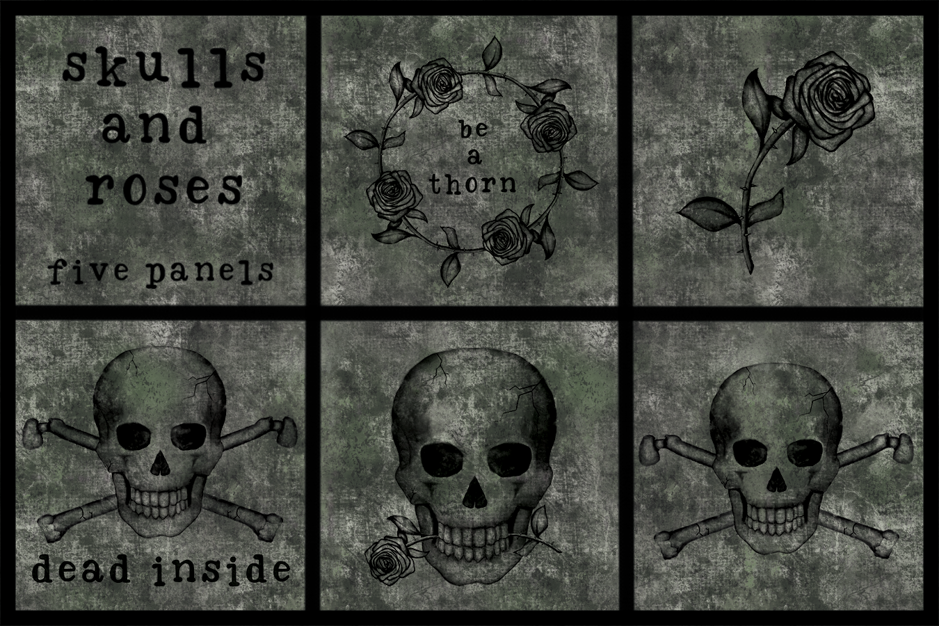 Skulls and Roses - Individual