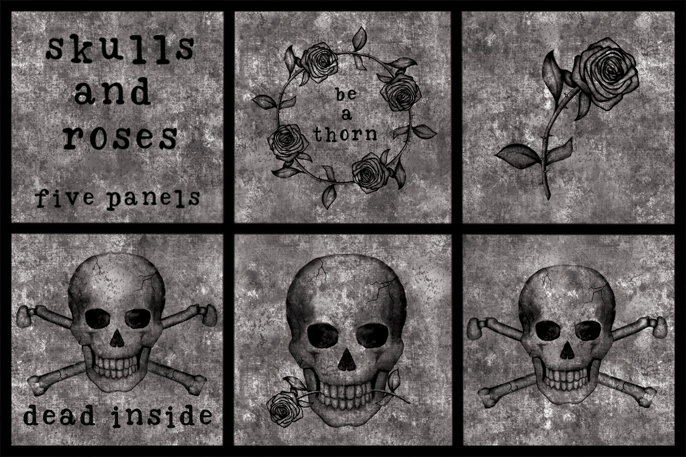 Skulls and Roses - Individual