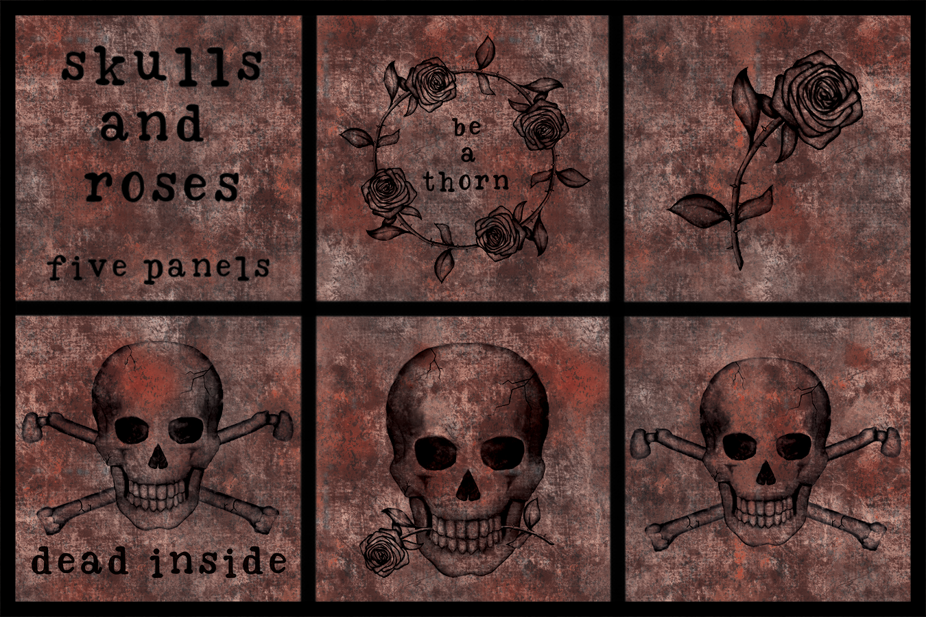 Skulls and Roses - Individual