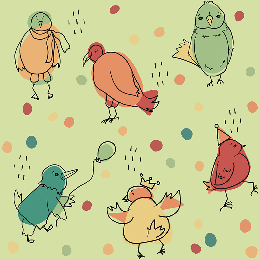 Busy Birds Collection- Individual