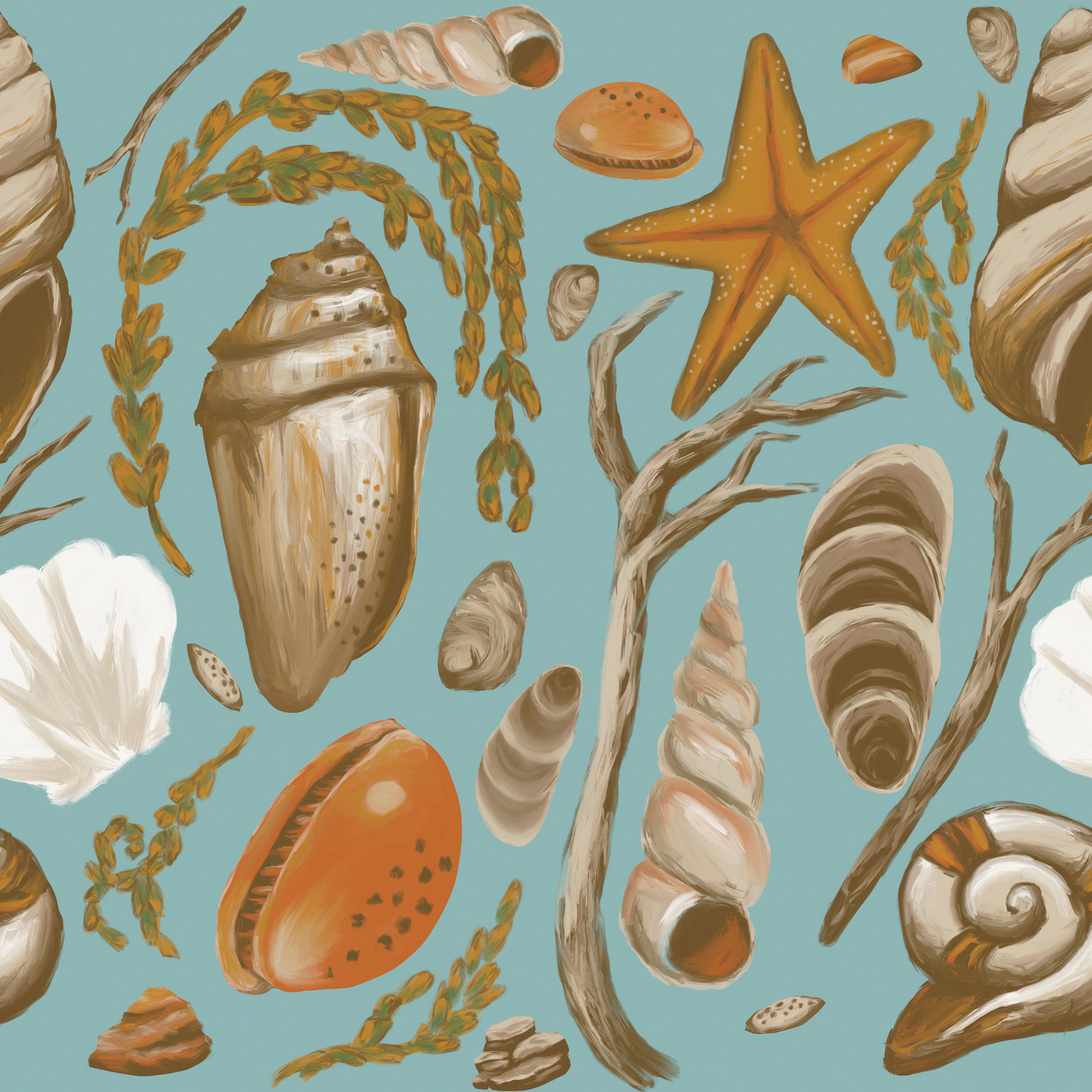 Scattered Seashells Collection- Individual