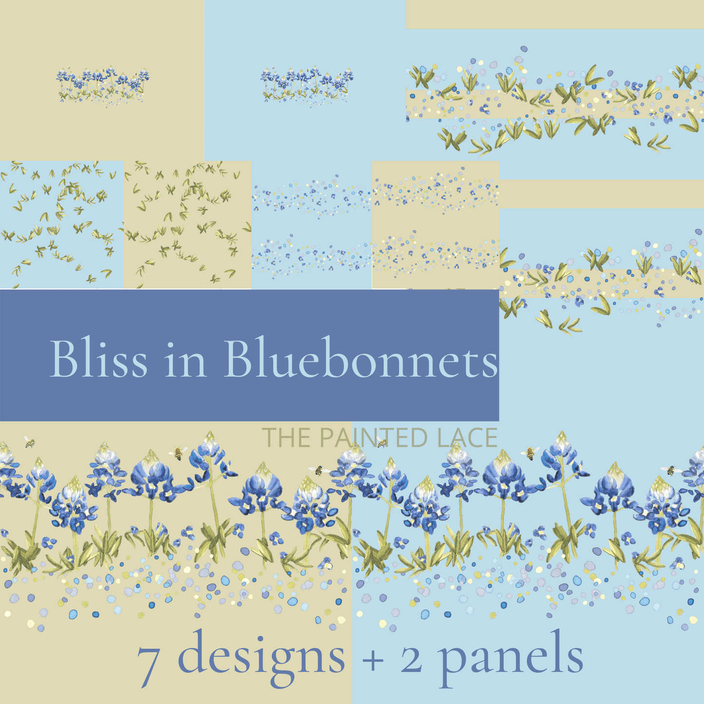 Bliss in Bluebonnets Collection- Commercial