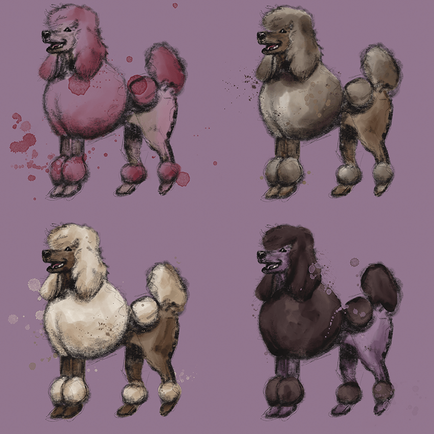 Poodle Doodle Collection- Individual - Turkey Trail Treasures